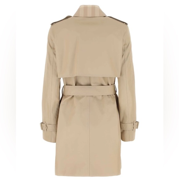 Burberry Sandridge belted cotton-gabardine trench coat 6 8 brand new AUTHENTIC - Picture 3 of 11
